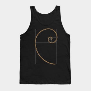 Fibonacci Golden Ratio Number 1.618... Minimalism Tank Top